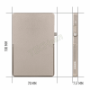 VALENTA 589321 CARD PROTECTOR ALUMINIUM MAG SAFE NATURAL TITANIUM