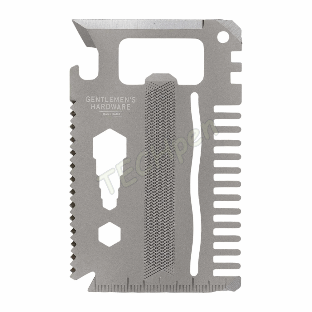 GENTLEMENS CREDIT CARD TOOL TITANIUM FINISH GEN267