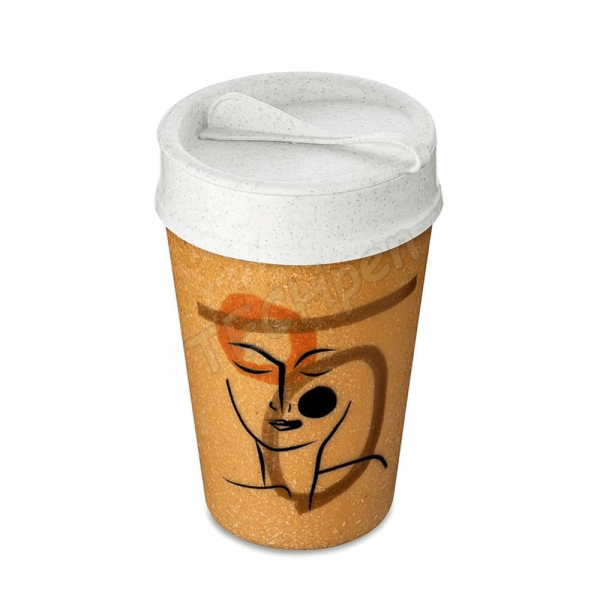 KOZIOL THERMO MUG 400ML ISO TO GO FACE NATURE 8002119