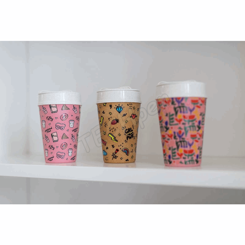 KOZIOL THERMO MUG 400ML ISO TO GO WEEKEND STRAWBERRY 8000697