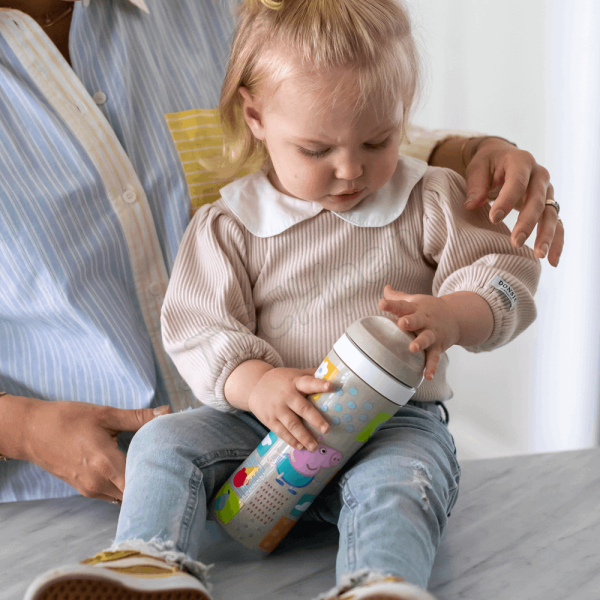 KOZIOL WATER BOTTLE 425ML OASE PEPPA PIG ORGANIC SAND 8051713