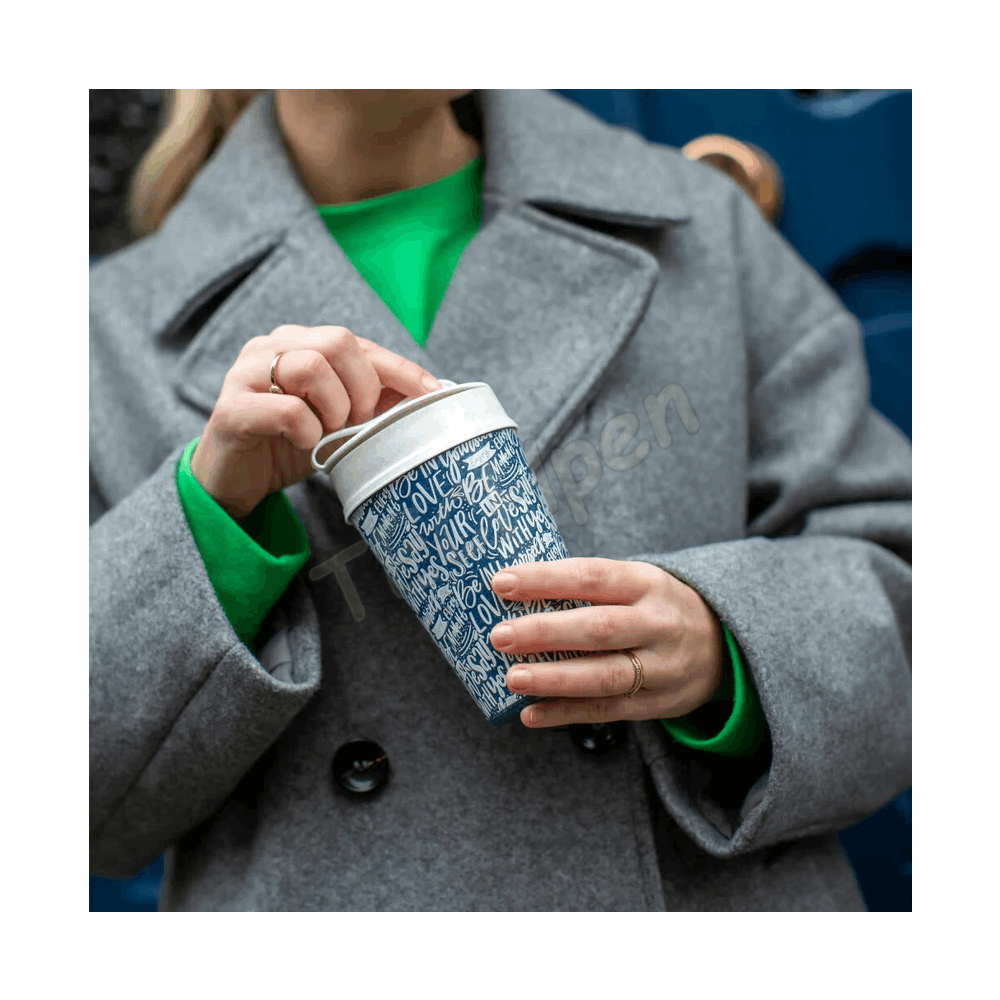 KOZIOL THERMO MUG 400ML ISO TO GO LOVE LETTER NATURE 8008709
