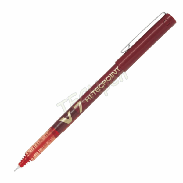 PILOT ΣΤΥΛΟ ΥΓΡΗΣ ΜΕΛΑΝΗΣ V7 HI-TECPOINT MEDIUM 0,7mm ΚΑΠΑΚΙ ΜΕ ΚΛΙΠ ΚΟΚΚΙΝΟΣ BX-V7R