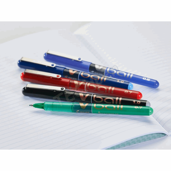 PILOT ΣΤΥΛΟ ΥΓΡΗΣ ΜΕΛΑΝΗΣ V-BALL MEDIUM 0,7mm ΚΑΠΑΚΙ ΜΕ ΚΛΙΠ ΚΟΚΚΙΝΟΣ BL-VB7R