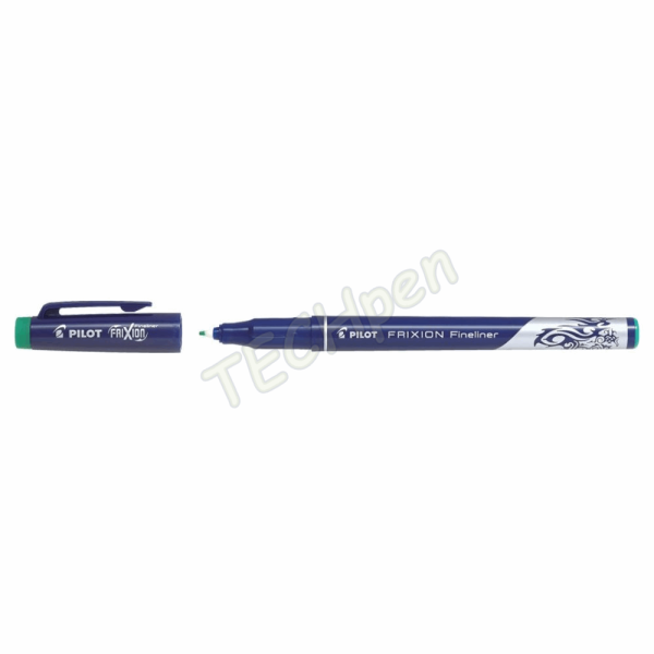 PILOT ΜΑΡΚΑΔΟΡΑΚΙ ΓΡΑΦΗΣ ΜΕ ΓΟΜΑ FINELINER FRIXION ΠΡΑΣΙΝΟ THERMOSENSITIVE INK SW-FF-G