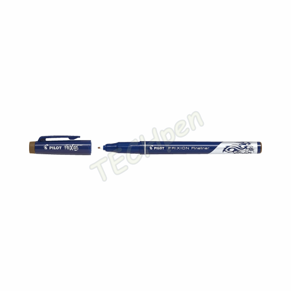 PILOT ΜΑΡΚΑΔΟΡΑΚΙ ΓΡΑΦΗΣ ΜΕ ΓΟΜΑ FINELINER FRIXION ΚΑΦΕ THERMOSENSITIVE INK SW-FF-BW