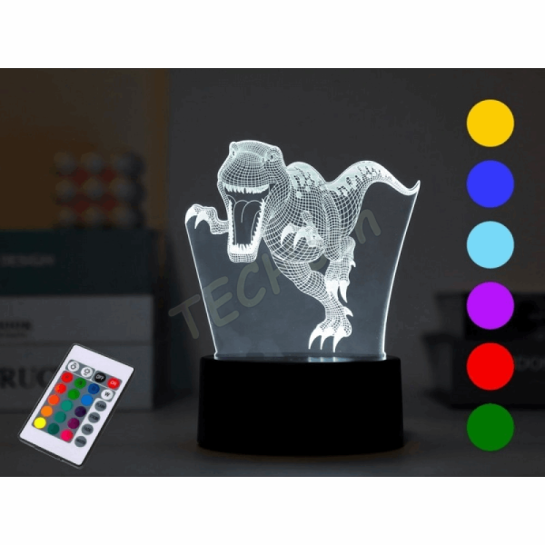 i-TOTAL ΛΑΜΠΑ LED 3D 10X10X20cm DINO XL2331