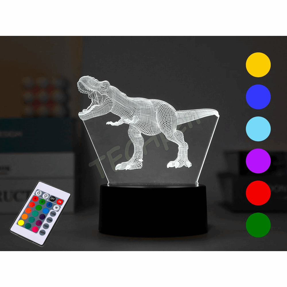 i-TOTAL ΛΑΜΠΑ LED 3D 10X10X20cm T-REX XL2332