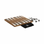 GENTLEMENS ACACIA WOOD BACKGAMMON SET GEN676