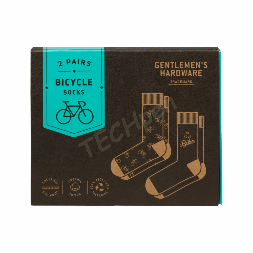 GENTLEMENS BIKE SOCKS SET OF 2 GEN685