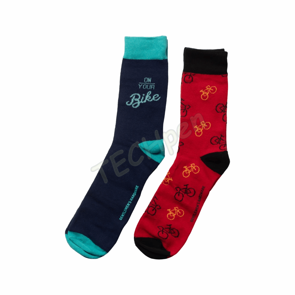 GENTLEMENS BIKE SOCKS SET OF 2 GEN685