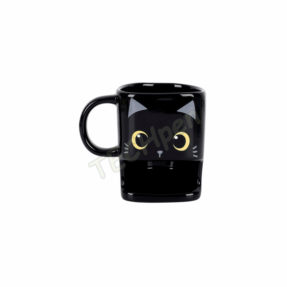 i-TOTAL ΚΟΥΠΑ ΚΕΡΑΜΙΚΗ BISCUIT CAT 250ml XL1901