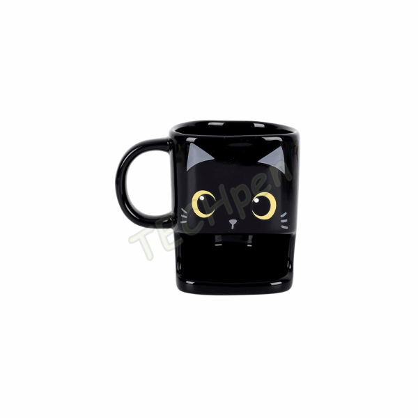 i-TOTAL ΚΟΥΠΑ ΚΕΡΑΜΙΚΗ BISCUIT CAT 250ml XL1901
