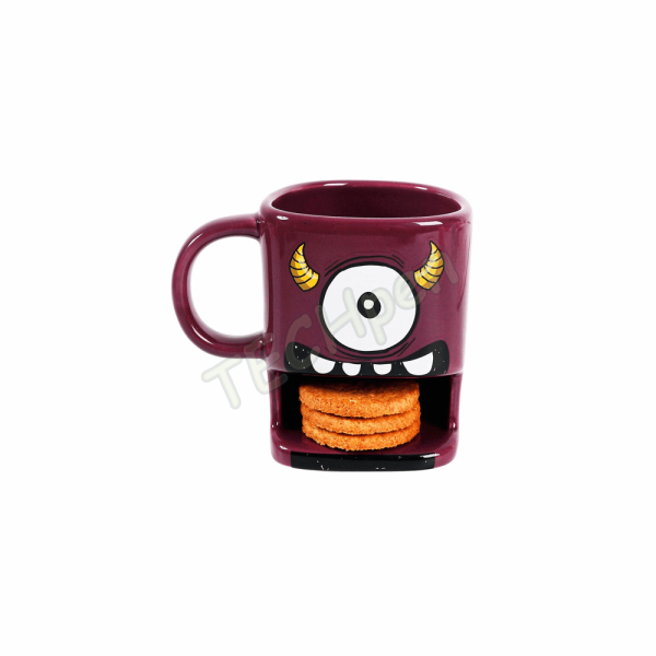 i-TOTAL ΚΟΥΠΑ ΚΕΡΑΜΙΚΗ BISCUIT MONSTER 250ml XL1903