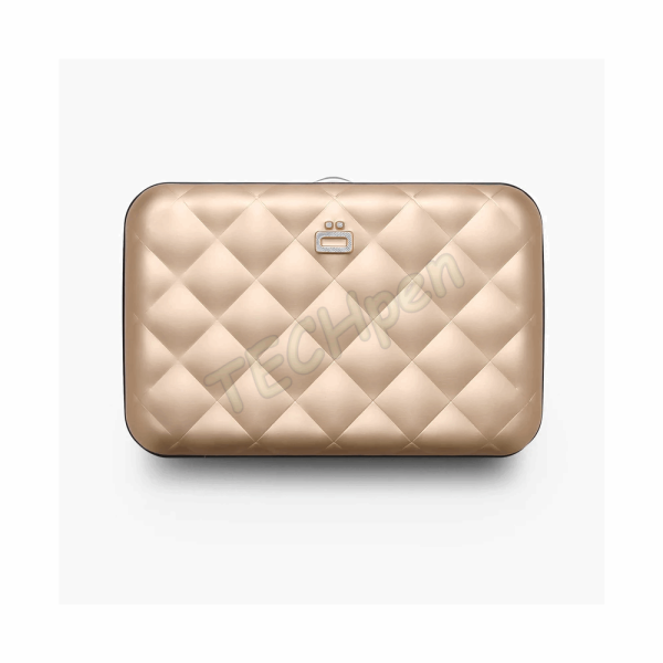 OGON QB ROSE GOLD QUILTED BUTTON