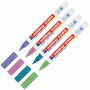 EDDING 4085 ΜΑΡΚΑΔΟΡΟΣ ΚΙΜΩΛΙΑΣ KREIDΕ BY SECURIT 1-2mm 4τμχ WATER BASED INK METALLICS 01.4085/4BL