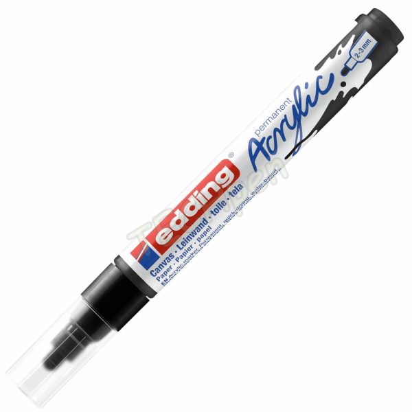 EDDING ΜΑΡΚΑΔΟΡΟΣ ΑΚΡYΛΙΚΟΣ 2-3mm BLACK 01.5100/901