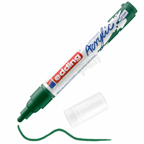 EDDING ΜΑΡΚΑΔΟΡΟΣ ΑΚΡYΛΙΚΟΣ 2-3mm MOWW GREEN 01.5100/904