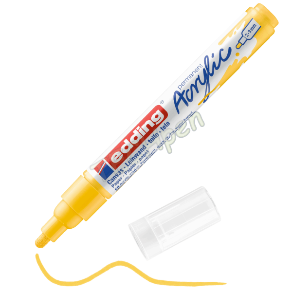 EDDING ΜΑΡΚΑΔΟΡΟΣ ΑΚΡYΛΙΚΟΣ 2-3mm TRAFFIC YELLOW 01.5100/905