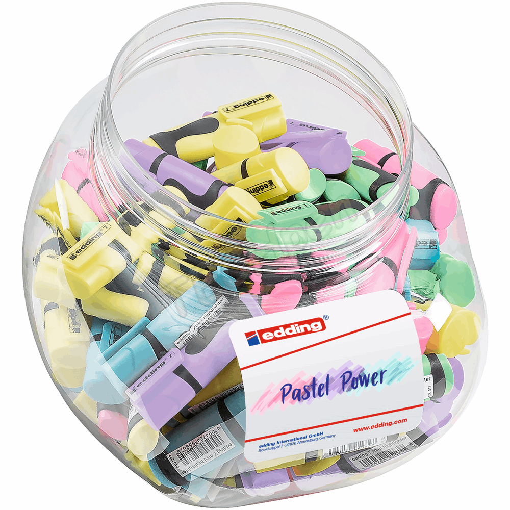 EDDING e-7 ΜΙΝΙ PASTEL HIGHLIGHTER 01.52211