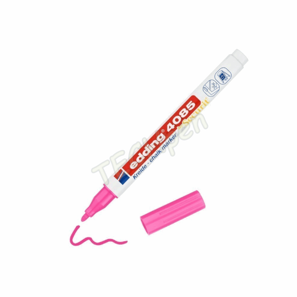 EDDING 4085 ΜΑΡΚΑΔΟΡΟΣ ΚΙΜΩΛΙΑΣ KREIDΕ BY SECURIT 1-2mm WATER BASED INK FLUO PINK 4-4085069