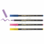 EDDING ΜΑΡΚΑΔΟΡΟΣ ΠΙΝΕΛΟ e-1340 GLITTER BRUSHPEN SET 4ΧΡΩΜ. 01.1340/4SGLITTER