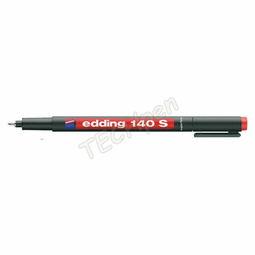 EDDING ΜΑΡΚΑΔΟΡΟΣ ΑΝΕΞΙΤΗΛΟΣ 0,3mm ΔΙΑΦΑΝΕΙΩΝ ΚΟΚΚΙΝΟ 01.140/2