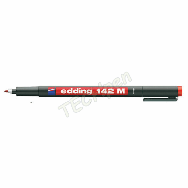 EDDING ΜΑΡΚΑΔΟΡΟΣ ΑΝΕΞΙΤΗΛΟΣ 1.0mm ΔΙΑΦΑΝΕΙΩΝ ΚΟΚΚΙΝΟ 01.142/2