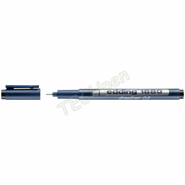 EDDING ΜΑΡΚΑΔΟΡΟΣ 0,3mm ΣΧΕΔΙΟΥ ΜΑΥΡΟ 01.1880-02/1