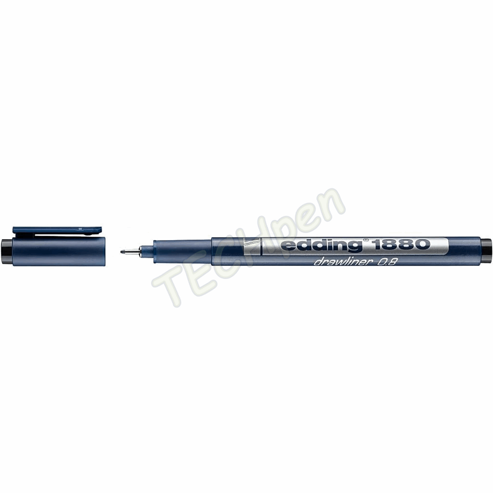 EDDING ΜΑΡΚΑΔΟΡΟΣ 0,8mm ΣΧΕΔΙΟΥ ΜΑΥΡΟ 01.1880-08/1