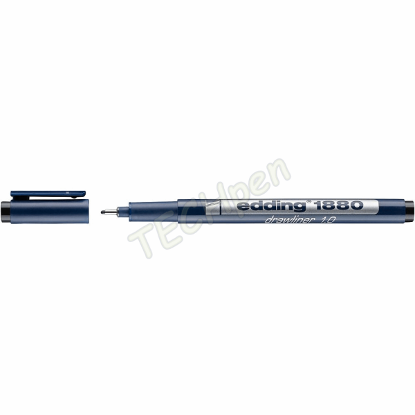 EDDING ΜΑΡΚΑΔΟΡΟΣ 1,0mm ΣΧΕΔΙΟΥ ΜΑΥΡΟ 01.1880-10/1