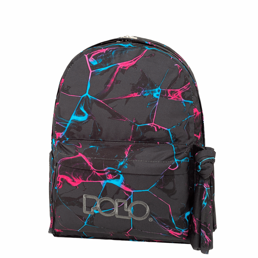 POLO ΣΑΚΙΔΙΟ ORIGINAL DOUBLE SCARF CRAFT BLACK/TURQUOISE/PINK CRAFT 901261-8264