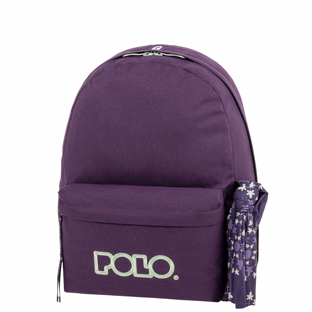 POLO ΣΑΚΙΔΙΟ ORIGINAL SCARF PURPLE/TURQUOISE-ΜΩΒ/ΤΙΡΚΟΥΑΖ 901135-4759