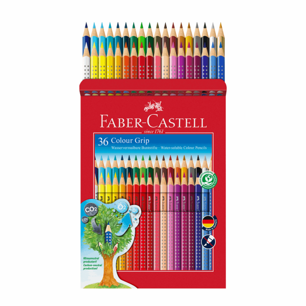 FABER CASTELL ΣΧΟΛΙΚΕΣ ΞΥΛΟΜΠΟΓΙΕΣ GRIP RR112442 ΣΕΤ 36τμχ 12309250