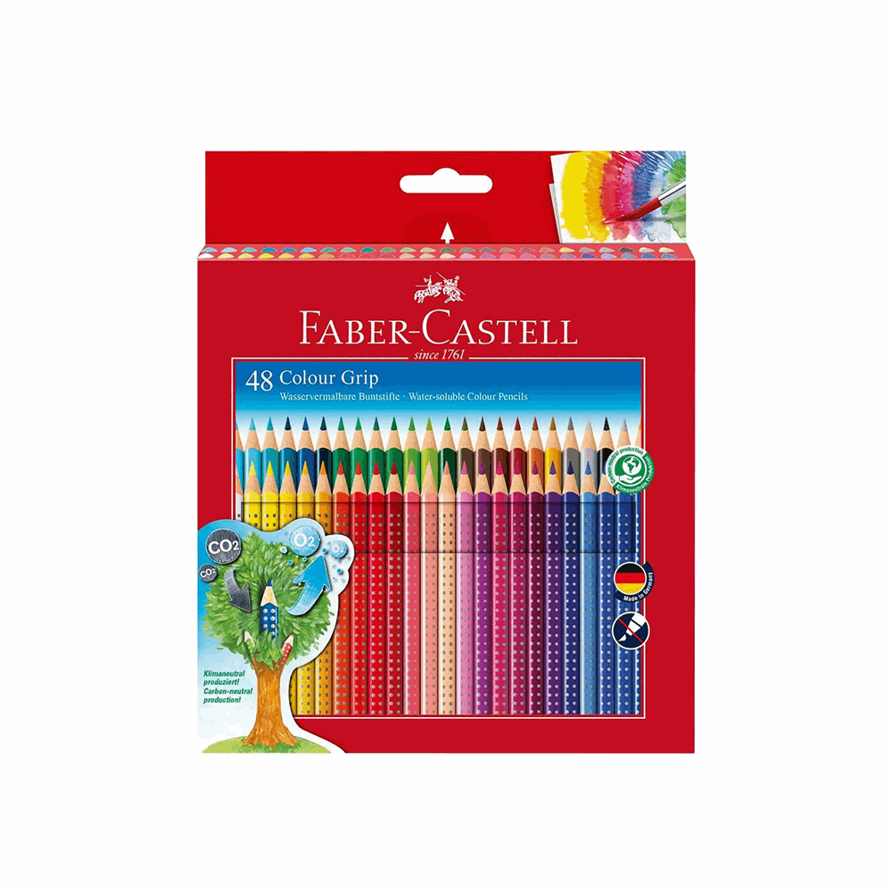 FABER CASTELL ΣΧΟΛΙΚΕΣ ΞΥΛΟΜΠΟΓΙΕΣ GRIP RR112449 ΣΕΤ 48τμχ 12309251