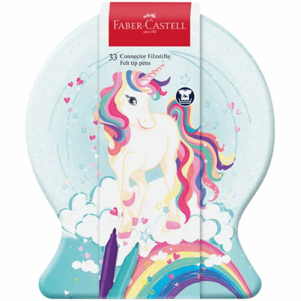 FABER CASTELL ΣΧΟΛΙΚΟΣ ΜΑΡΚΑΔΟΡΟΣ CONNECTOR RR155544 33τμχ ΜΟΝΟΚΕΡΟΣ 12310799
