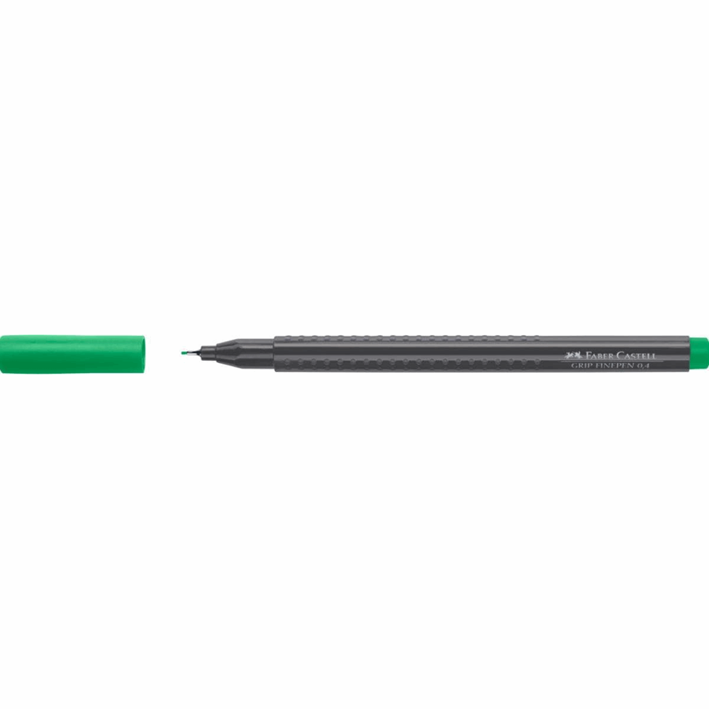FABER CASTELL ΜΑΡΚΑΔΟΡΑΚΙ ΓΡΑΦΗΣ GRIP FINEPEN 0,4mm OF151663 PLANT BASED INK ΣΜΑΡΑΓΔΙ 12307655