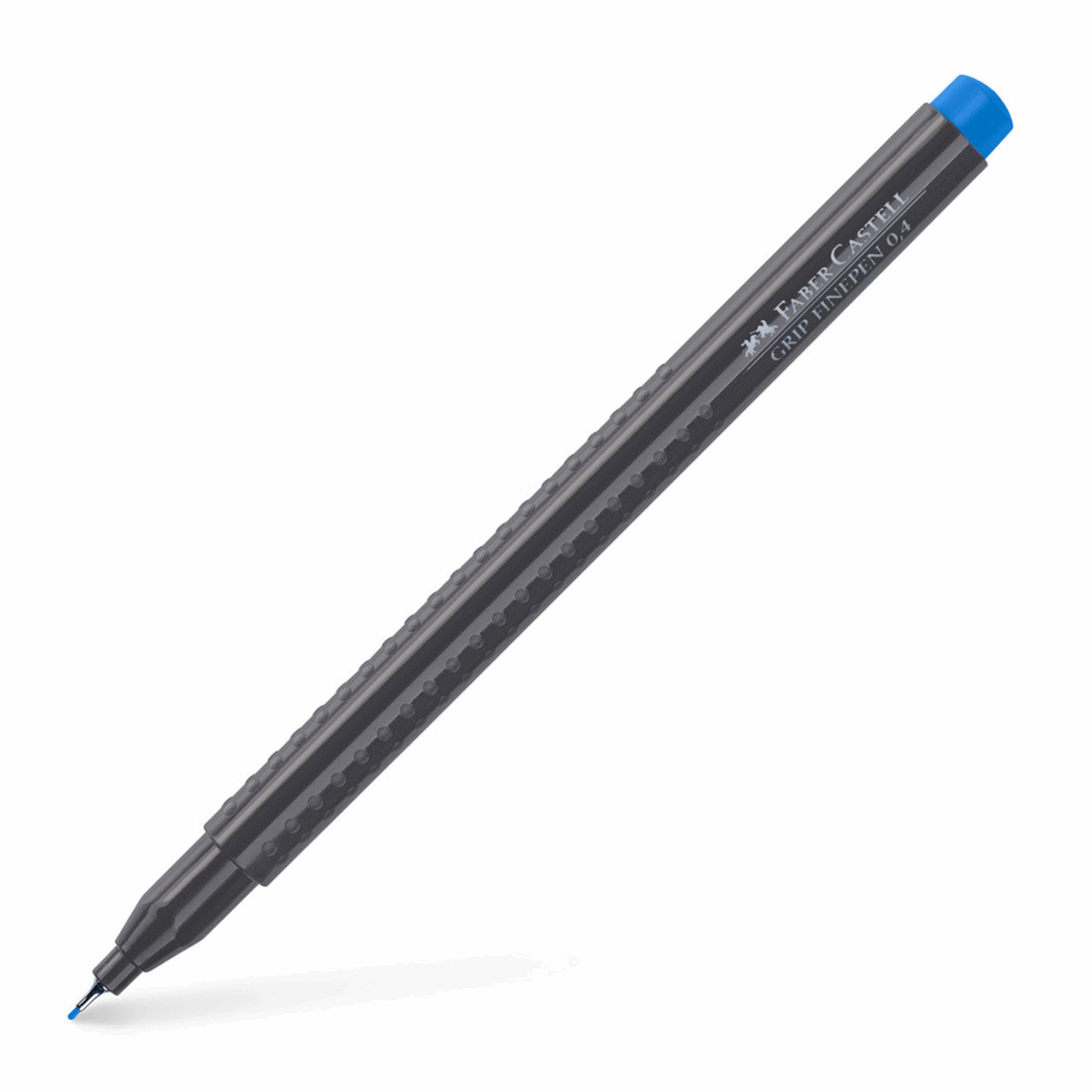 FABER CASTELL ΜΑΡΚΑΔΟΡΑΚΙ ΓΡΑΦΗΣ GRIP FINEPEN 0,4mm OF151651 PLANT BASED INK ΜΠΛΕ 12307332