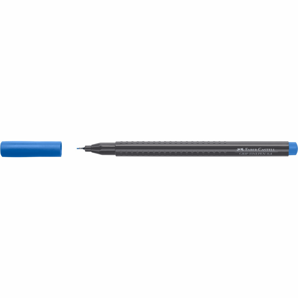 FABER CASTELL ΜΑΡΚΑΔΟΡΑΚΙ ΓΡΑΦΗΣ GRIP FINEPEN 0,4mm OF151651 PLANT BASED INK ΜΠΛΕ 12307332