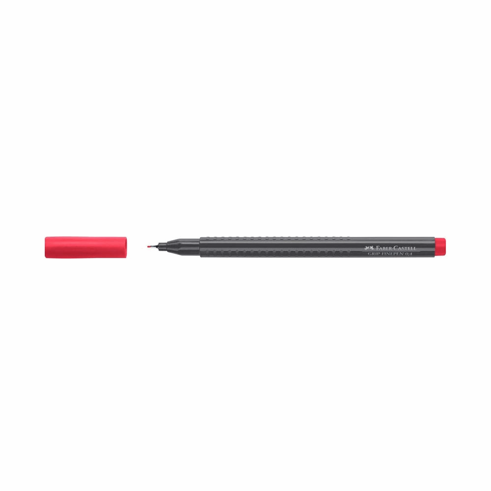 FABER CASTELL ΜΑΡΚΑΔΟΡΑΚΙ ΓΡΑΦΗΣ GRIP FINEPEN 0,4mm OF151626 PLANT BASED INK ΚΟΚΚΙΝΟ-ΚΕΡΑΣΙ 12307654