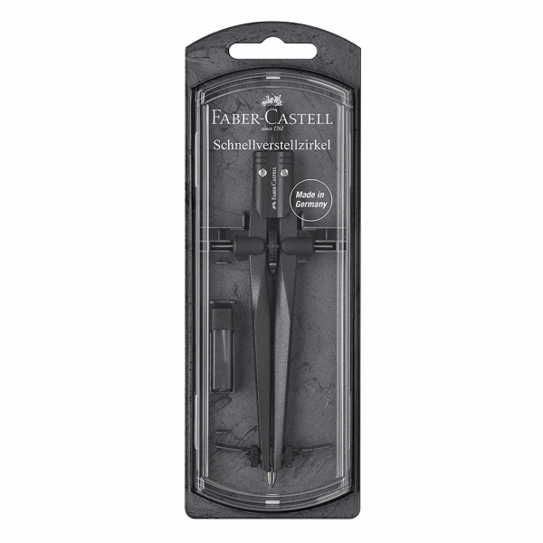 FABER CASTELL ΔΙΑΒΗΤΗΣ STREAM ΜΕ ΡΥΘΜΙΣΤΗ ΜΑΥΡΟΣ 12309365