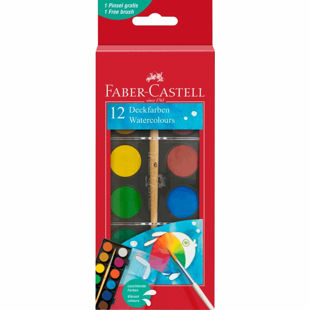 FABER CASTELL ΝΕΡΟΜΠΟΓΙΕΣ RR125017 ΣΕΤ 12τμχ ΜΙΚΡΟ 12310801