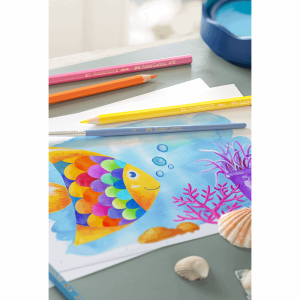 FABER CASTELL ΣΧΟΛΙΚΕΣ ΞΥΛΟΜΠΟΓΙΕΣ AQUARELL RR114413 12τμχ ECOPENCIL ΚΑΙ ΠΙΝΕΛΟ 12302903