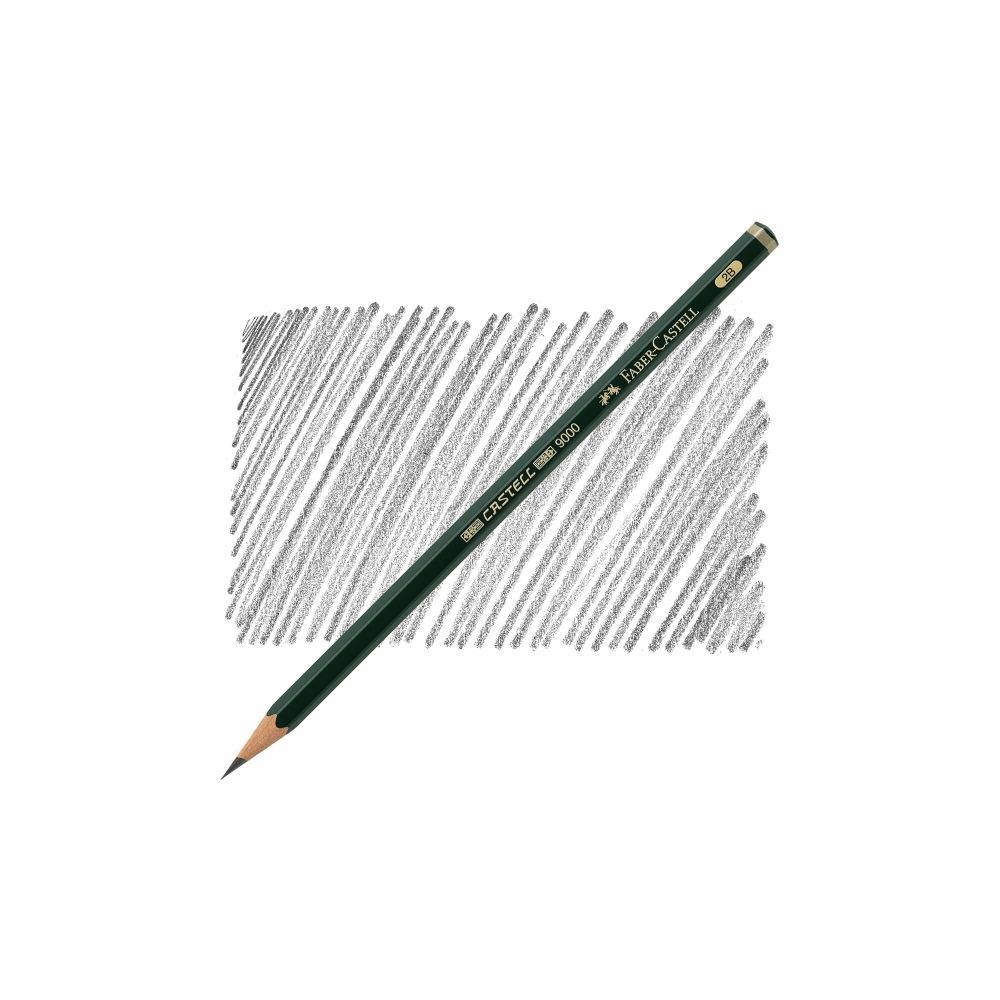 FABER CASTELL ΜΟΛΥΒΙ ΣΧΕΔΙΟΥ 2B CASTELL 9000 OF119002 ΠΡΑΣΙΝΟ 12303071