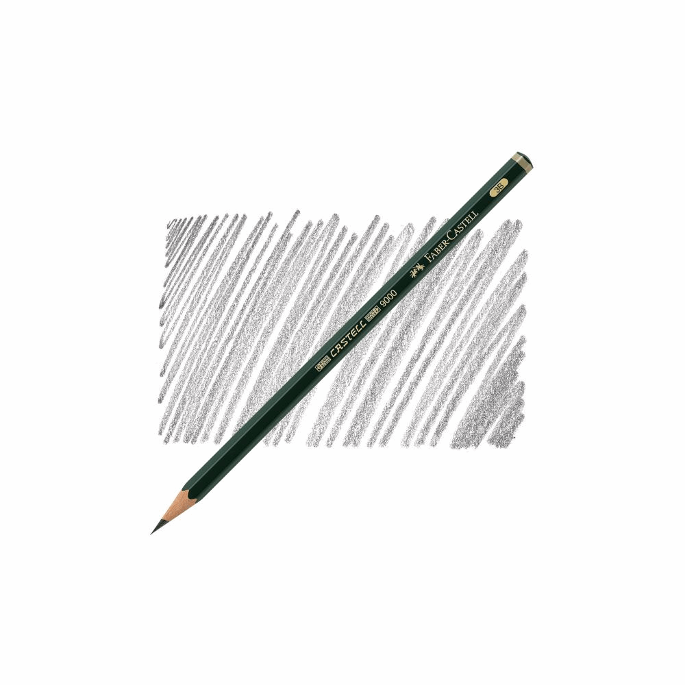 FABER CASTELL ΜΟΛΥΒΙ ΣΧΕΔΙΟΥ 3B CASTELL 9000 OF119003 ΠΡΑΣΙΝΟ 12303072