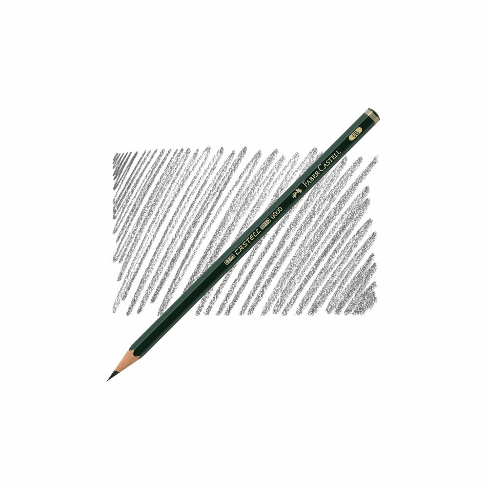FABER CASTELL ΜΟΛΥΒΙ ΣΧΕΔΙΟΥ 6B CASTELL 9000 OF119006 ΠΡΑΣΙΝΟ 12303075