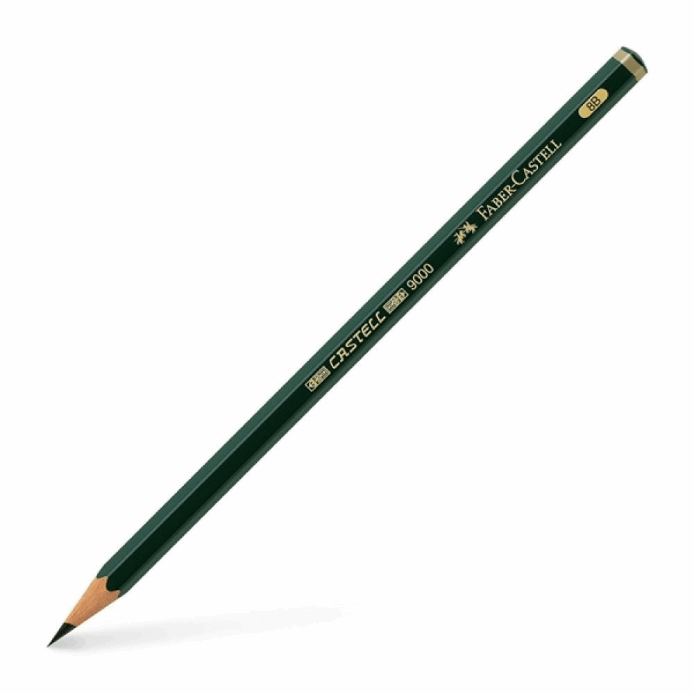 FABER CASTELL ΜΟΛΥΒΙ ΣΧΕΔΙΟΥ 8B CASTELL 9000 OF119008 ΠΡΑΣΙΝΟ 12303077