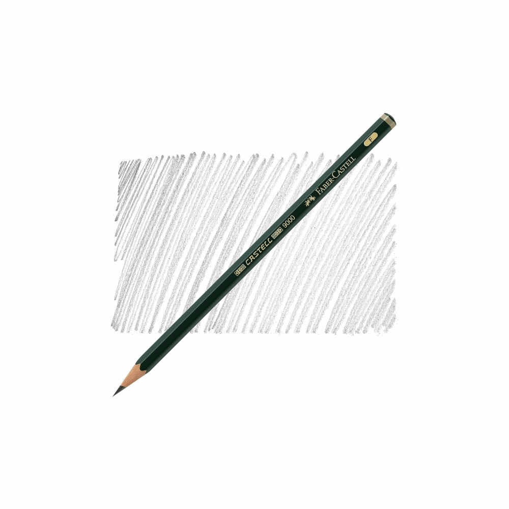 FABER CASTELL ΜΟΛΥΒΙ ΣΧΕΔΙΟΥ F CASTELL 9000 OF119010 ΠΡΑΣΙΝΟ 12303078