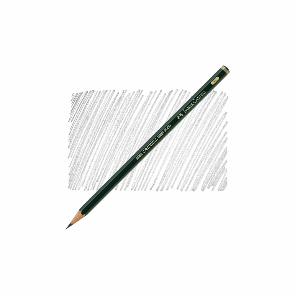 FABER CASTELL ΜΟΛΥΒΙ ΣΧΕΔΙΟΥ H CASTELL 9000 OF119011 ΠΡΑΣΙΝΟ 12303079
