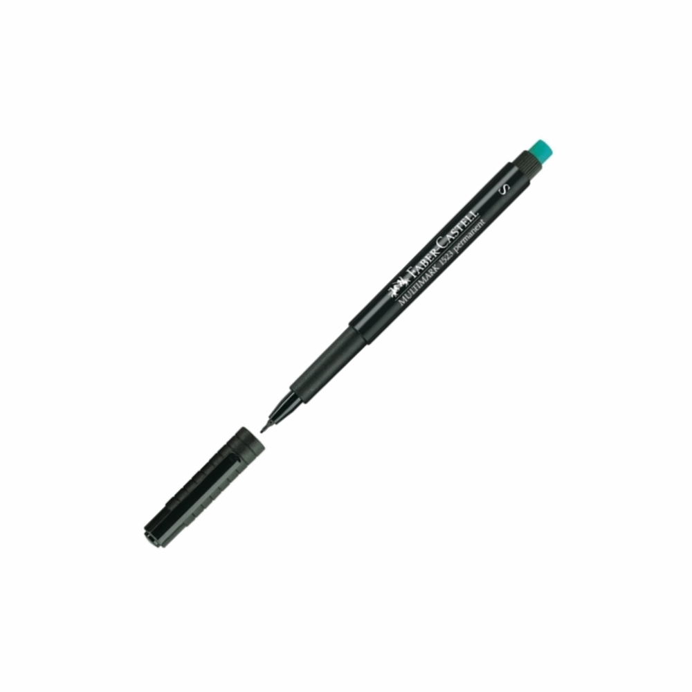 FABER CASTELL ΜΑΡΚΑΔΟΡΑΚΙ ΓΡΑΦΗΣ ΜΕ ΓΟΜΑ MULTIMARK 1523 S 0,4mm OF152399 PERMANENT ΜΑΥΡΟ 12303637